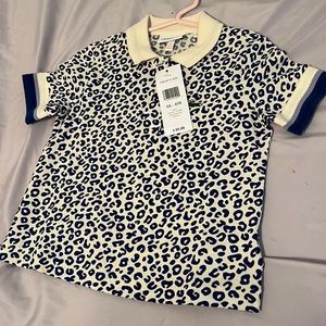 Lacoste leopard polo